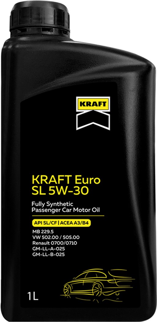 Олива моторна KRAFT Euro SL 5W-30, 1 л (708134)